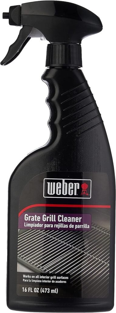 Weber Grill Grate Cleaner, 16 oz Spray Bottle,Black